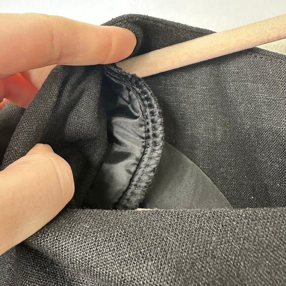 Sz 14 Vtg Positive Attitude Linen Blend Embroidered Floral Top Cottagecore Boho - Picture 6 of 6